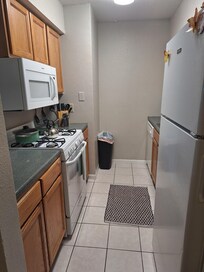 Cozy galley kitchen