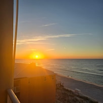 Sunrise from the balcony