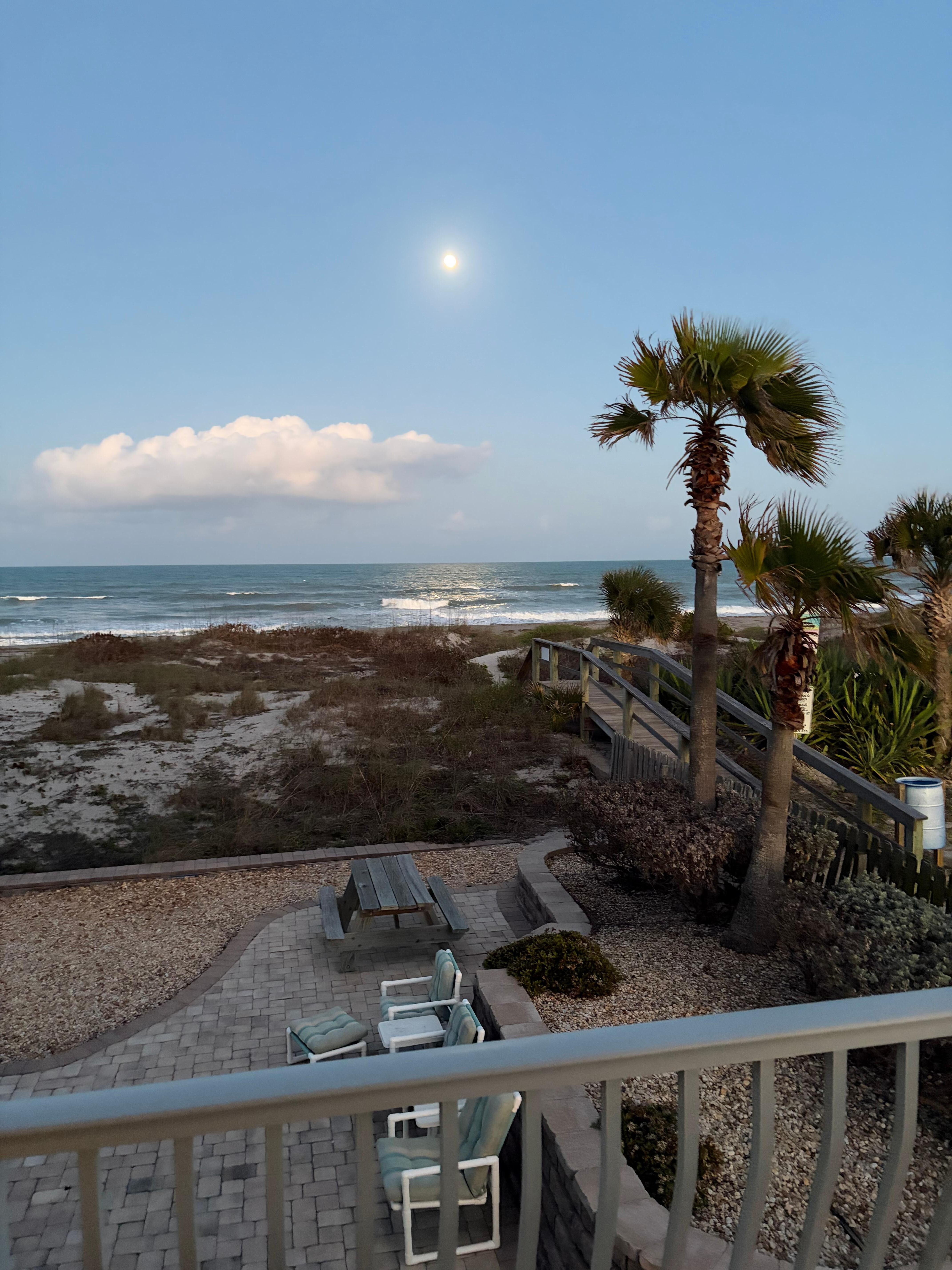 From balcony (203) moon rising 
