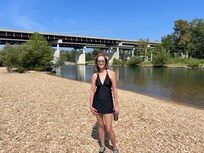 Van Buren Bridge/The Landing gravel bar (otherwise known as "beach" by tourists...lol)