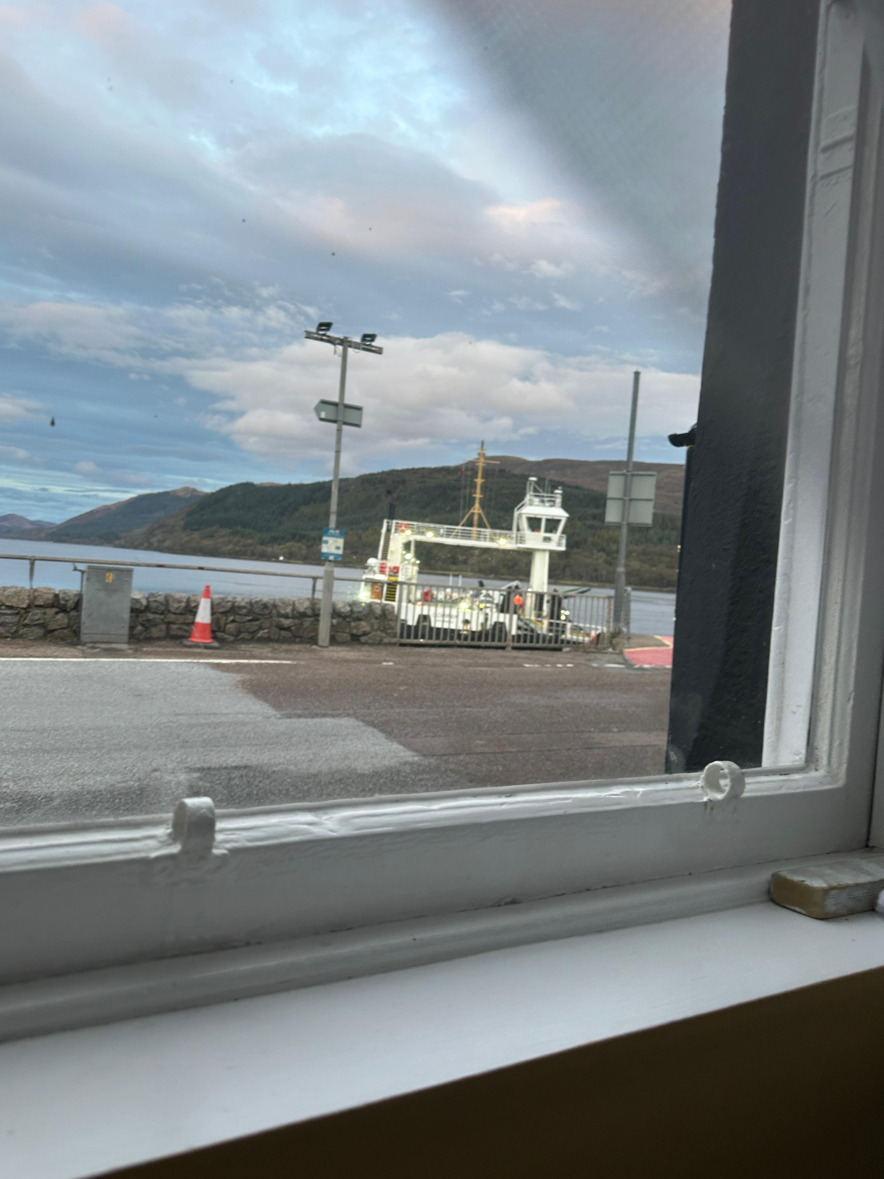 View from bedroom window