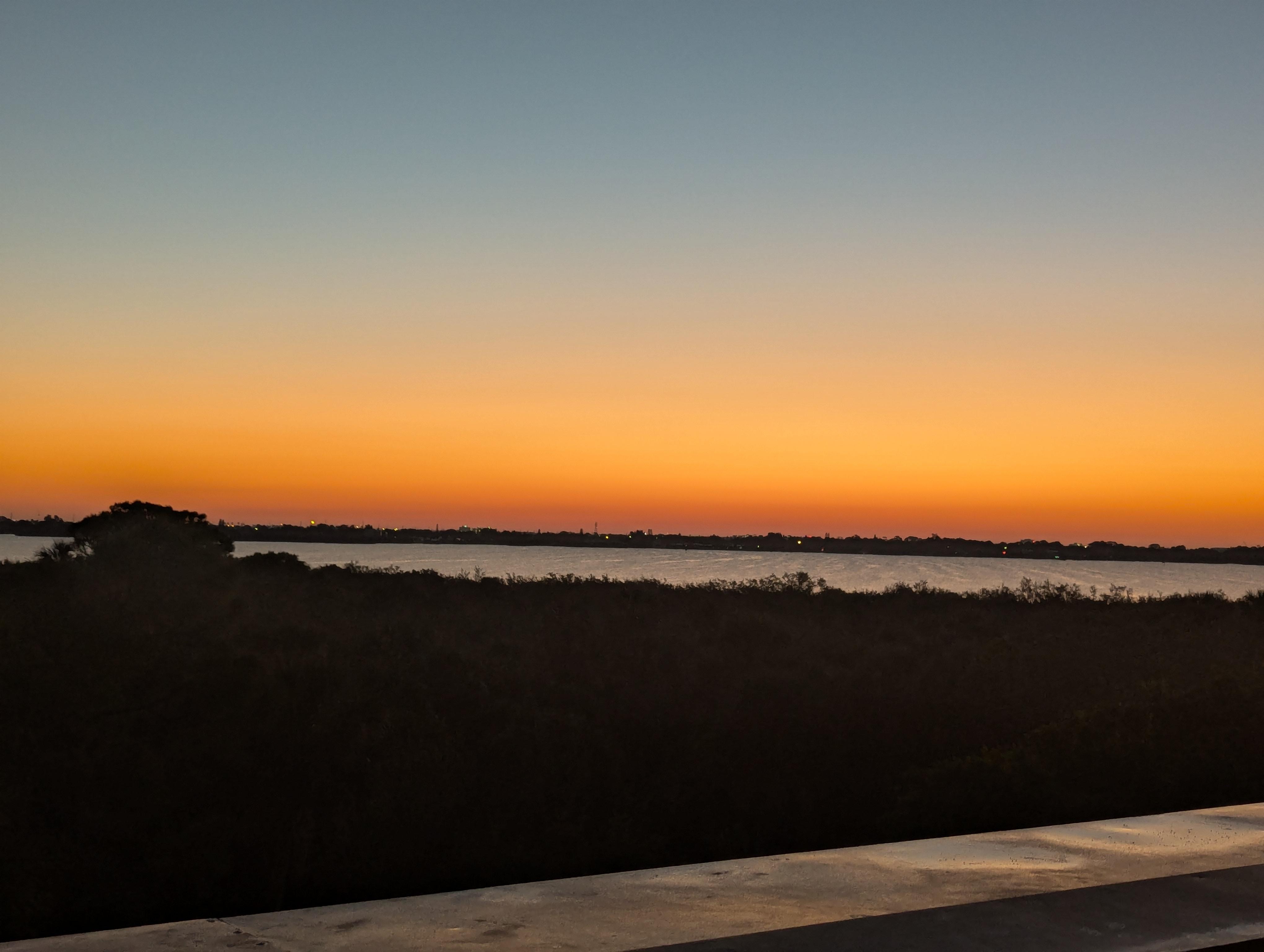 The sunrise from the balcony is stunning.