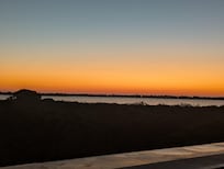 The sunrise from the balcony is stunning.