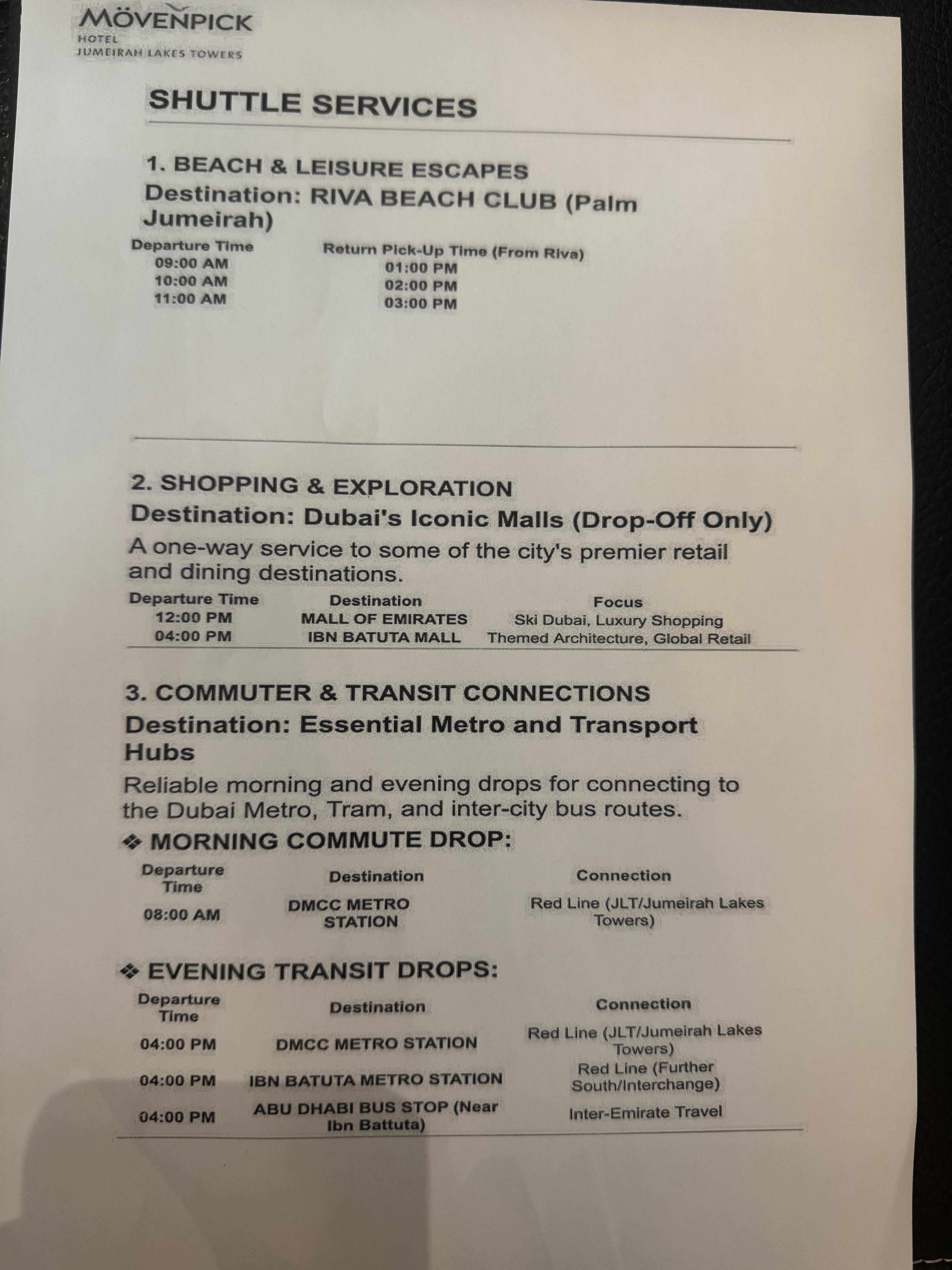 Otelin ulaşım imkanları