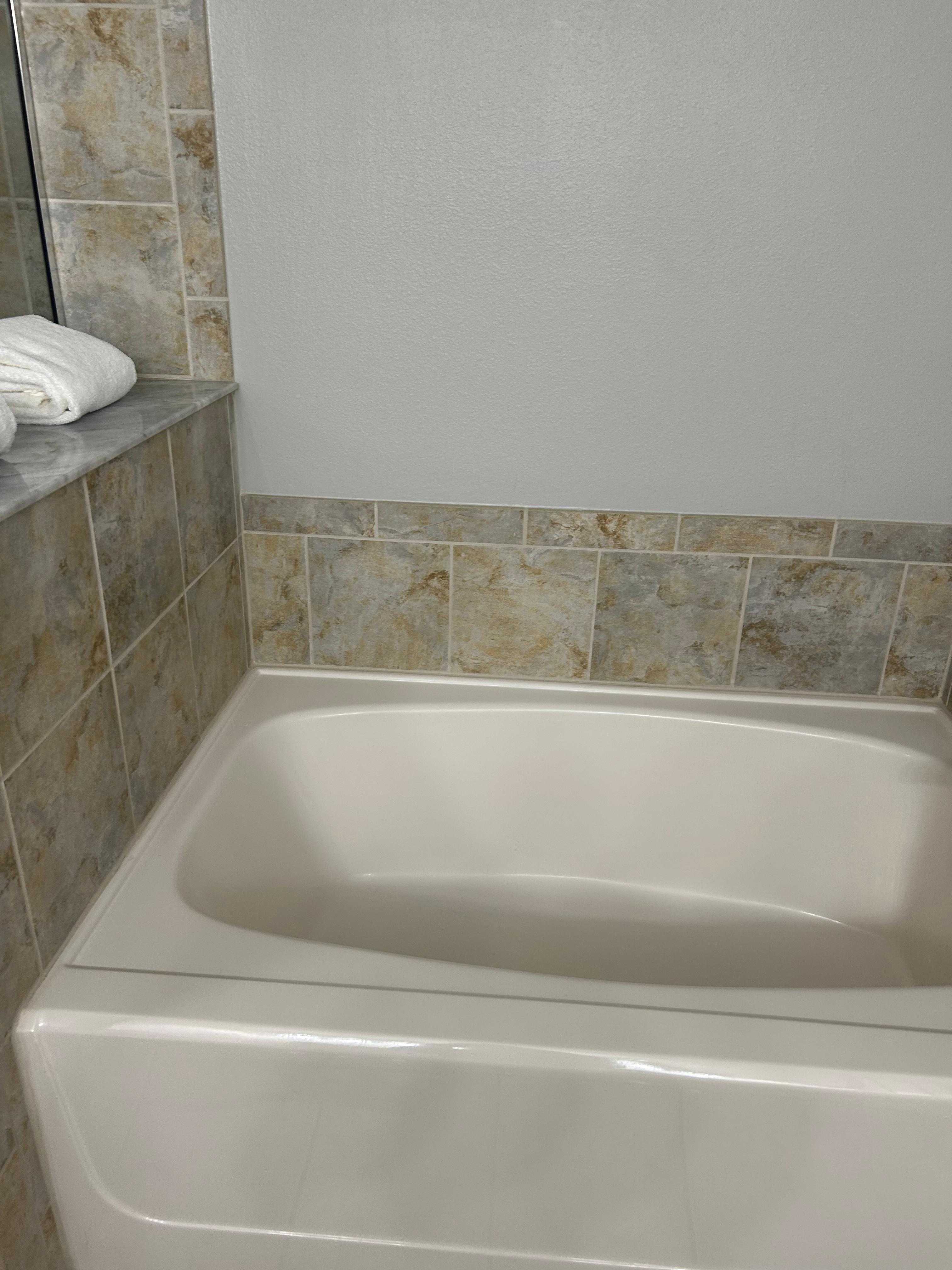 One of two washrooms