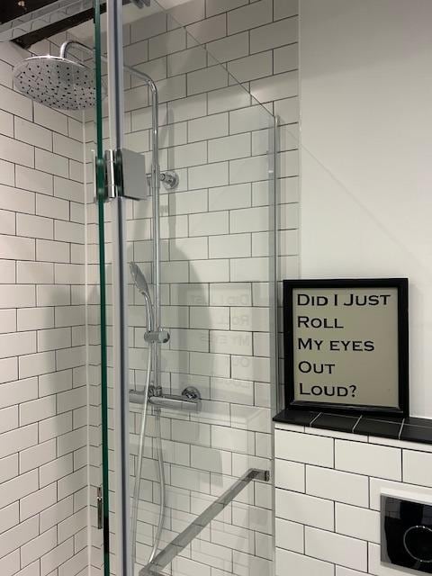 Modern bathroom with a great shower