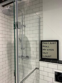 Modern bathroom with a great shower