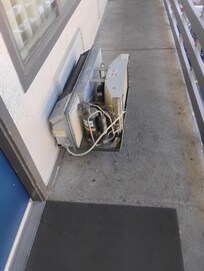 The heater outside my room.