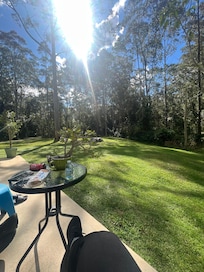 Our afternoon
coffee view!