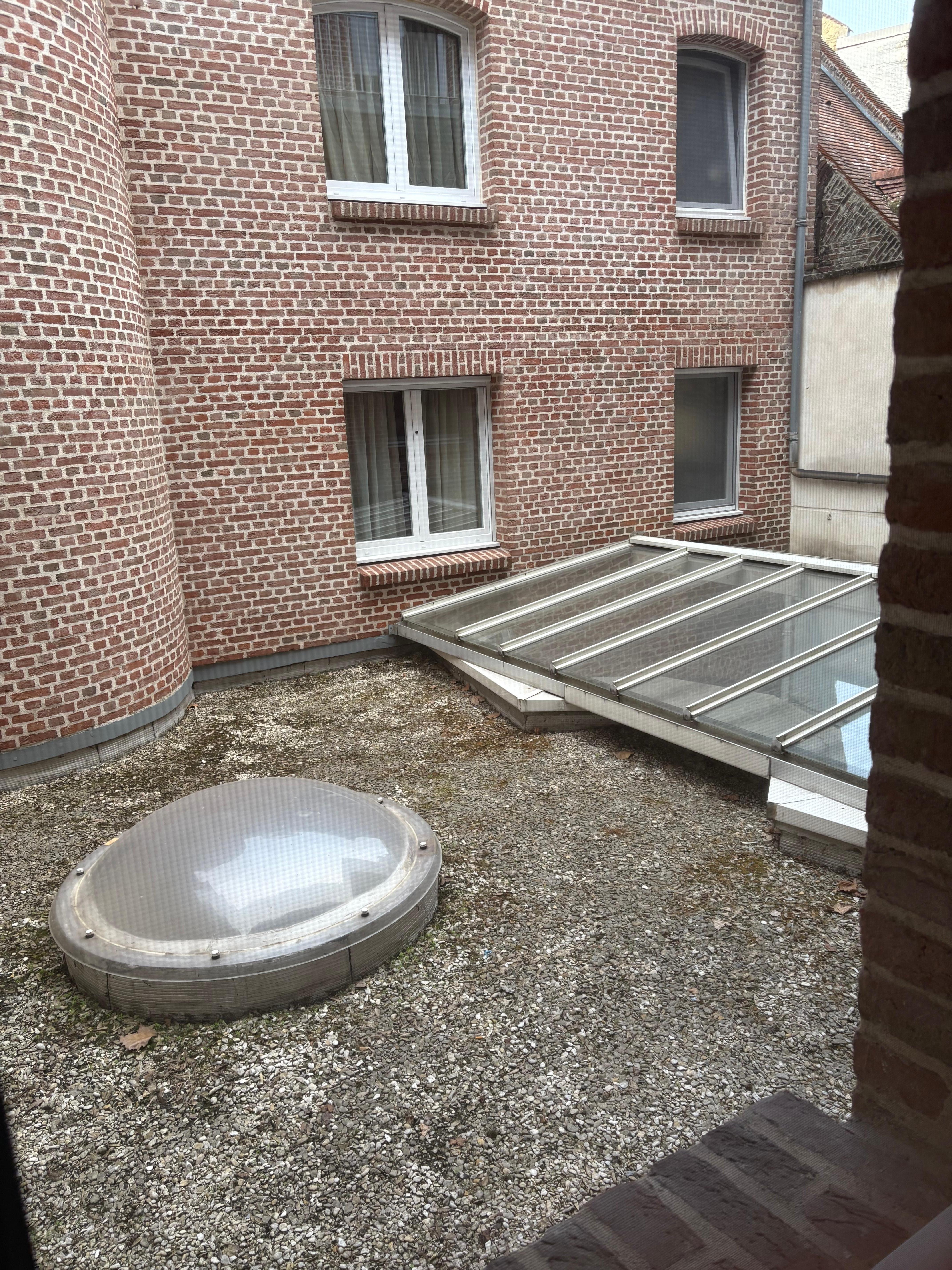 Supposed “city view” from my room