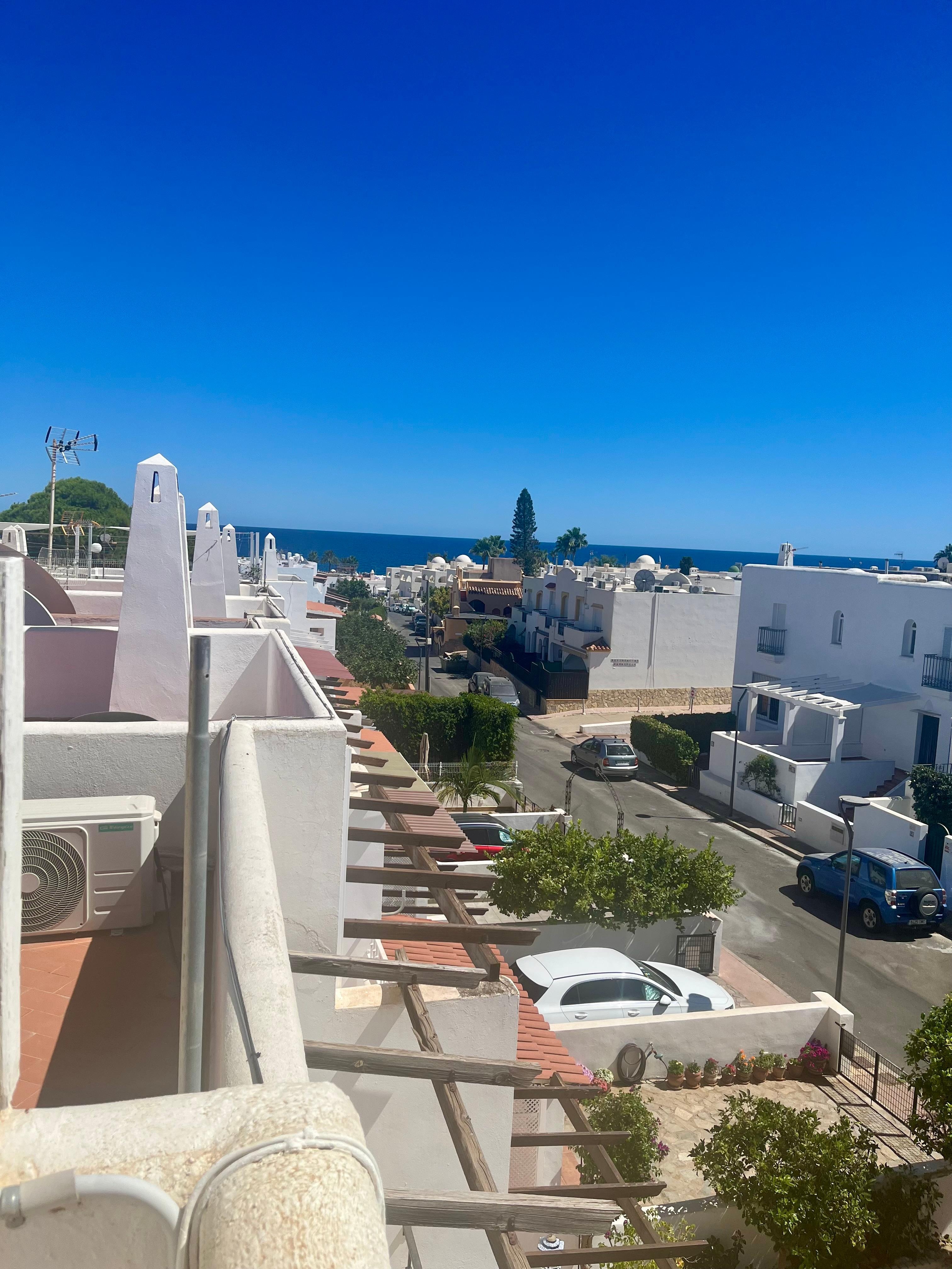 Sea view from roof terrace