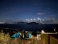 Abendlicht vom
Balkon Schlafzimmer oben