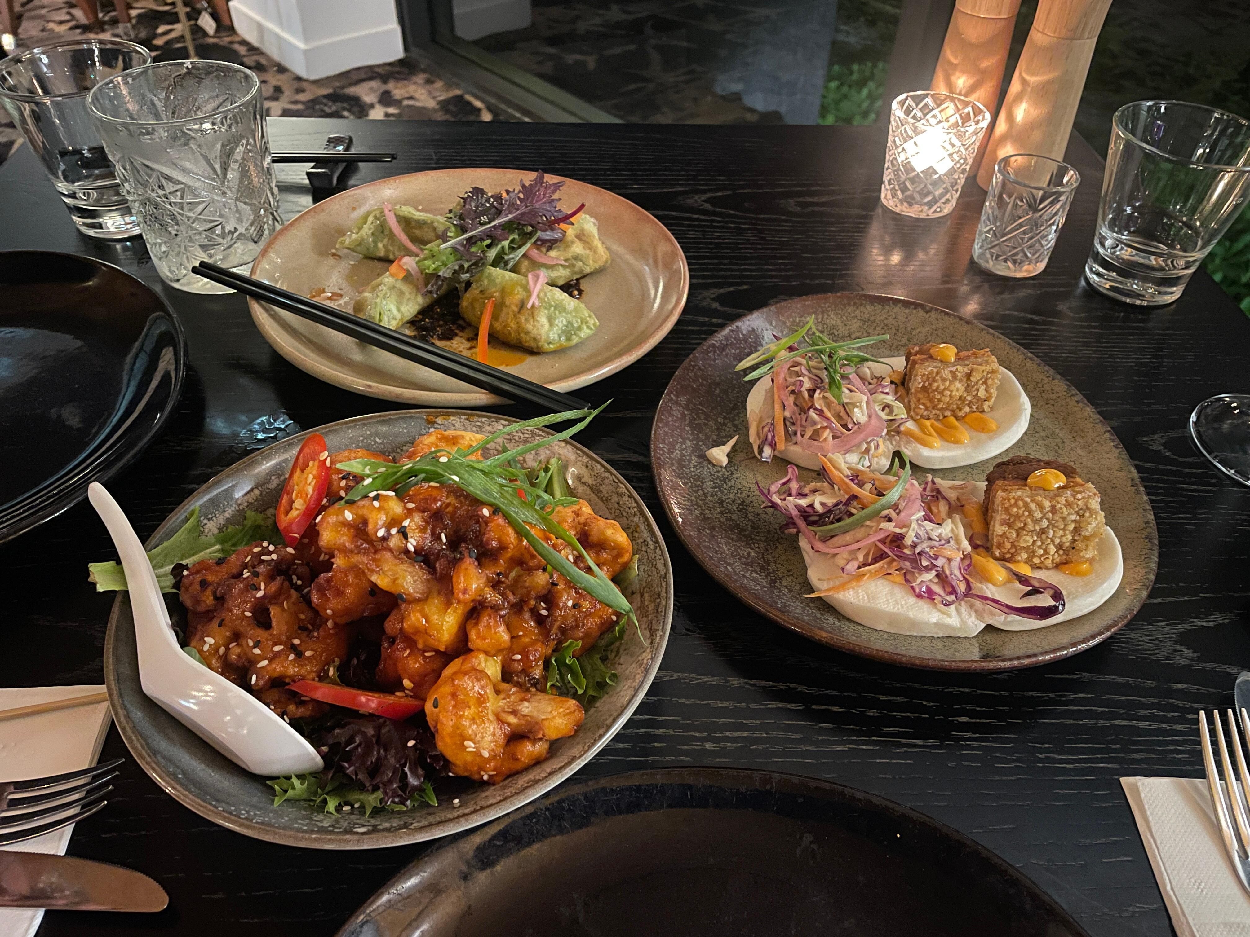 Great food at Infinity 