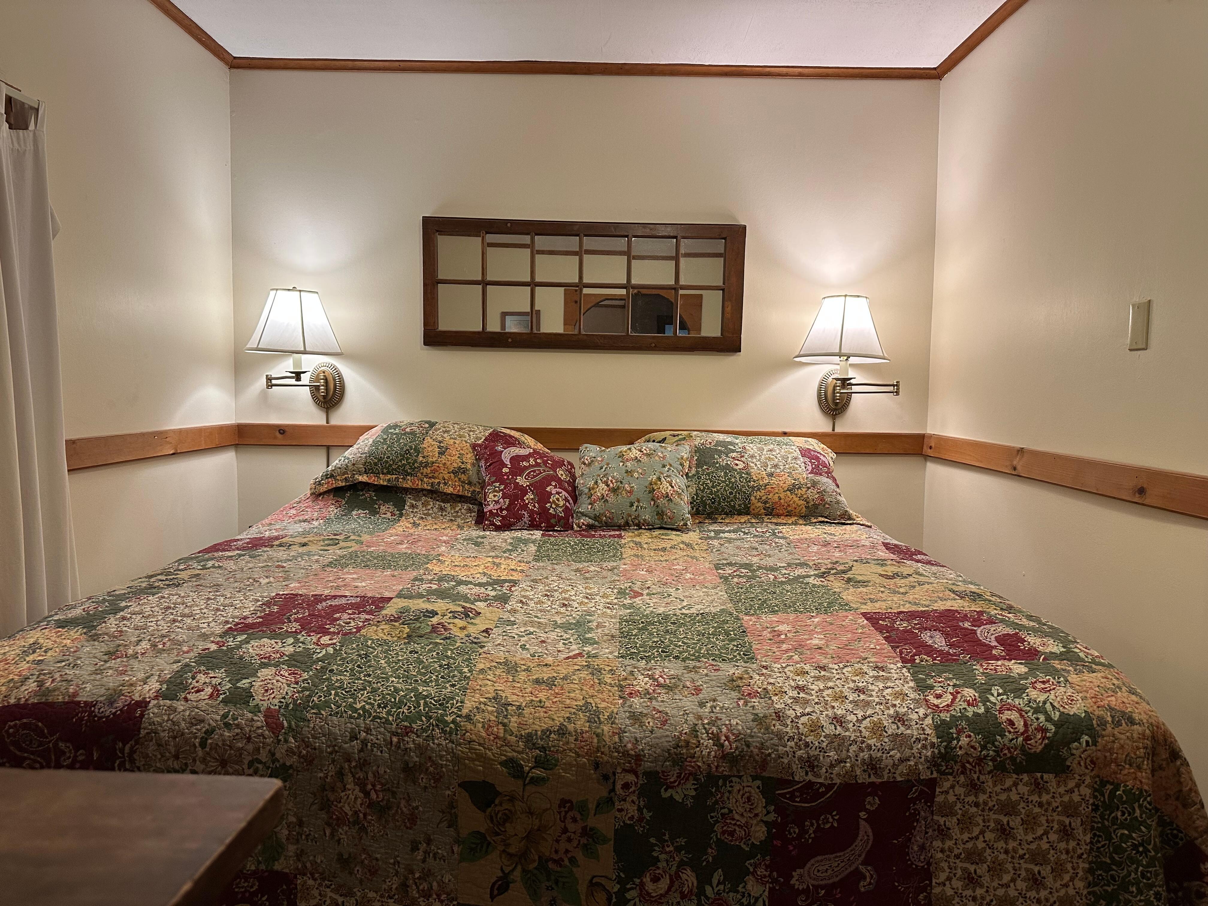King size bed Rm 2