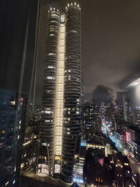 View from my window at night