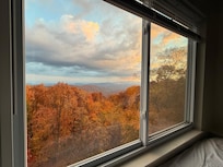 View from the day bed downstairs.