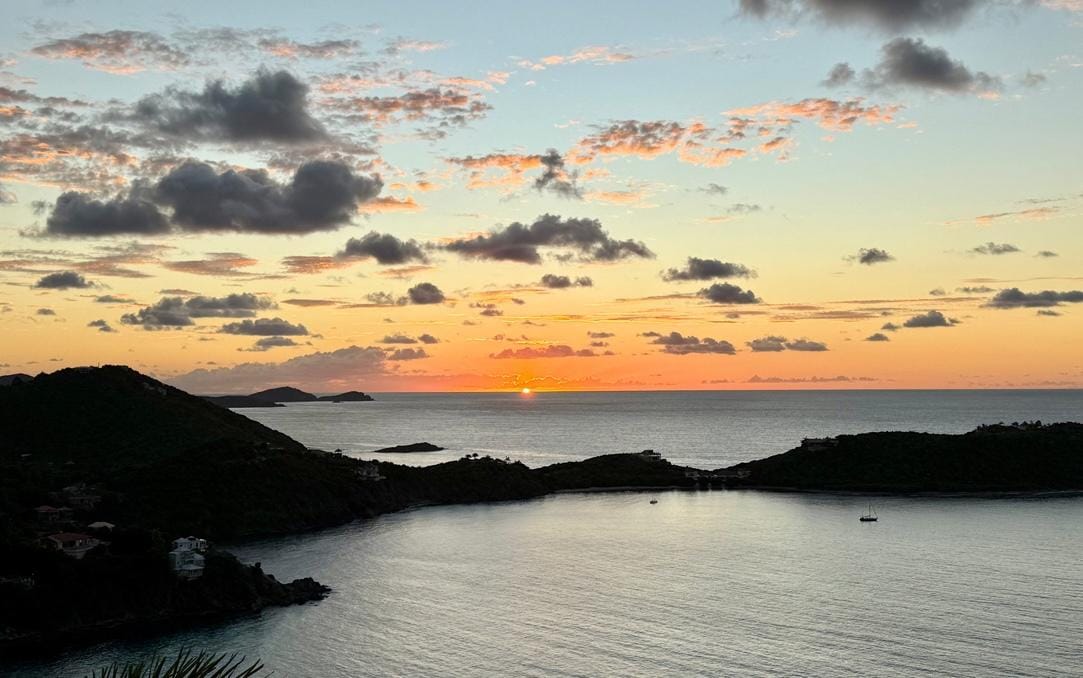 The Last Sunrise of 2025 taken from the pool deck!