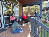 Enjoying some porch time!