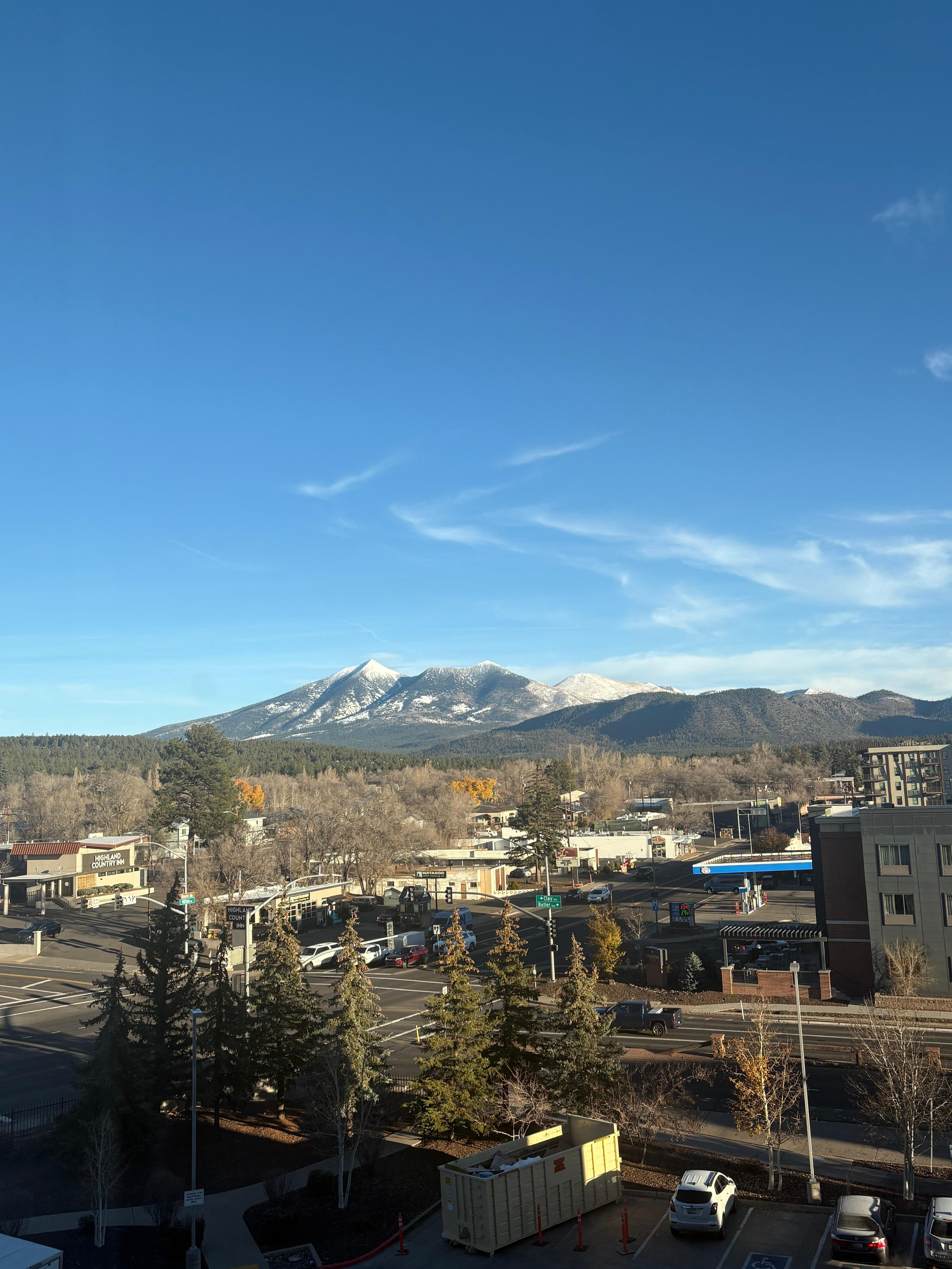 View from our hotel window. 