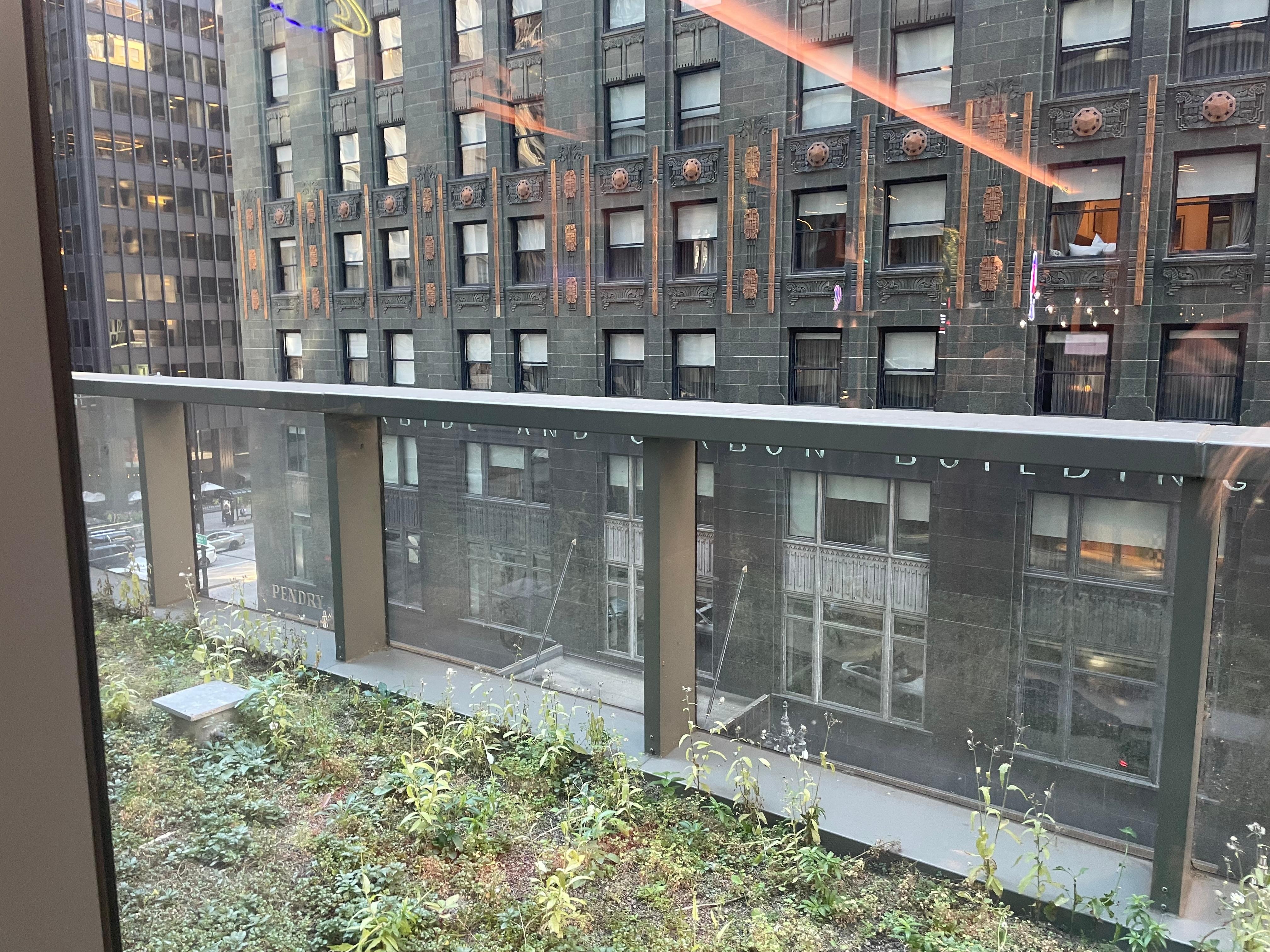 Views from the lobby sitting area 