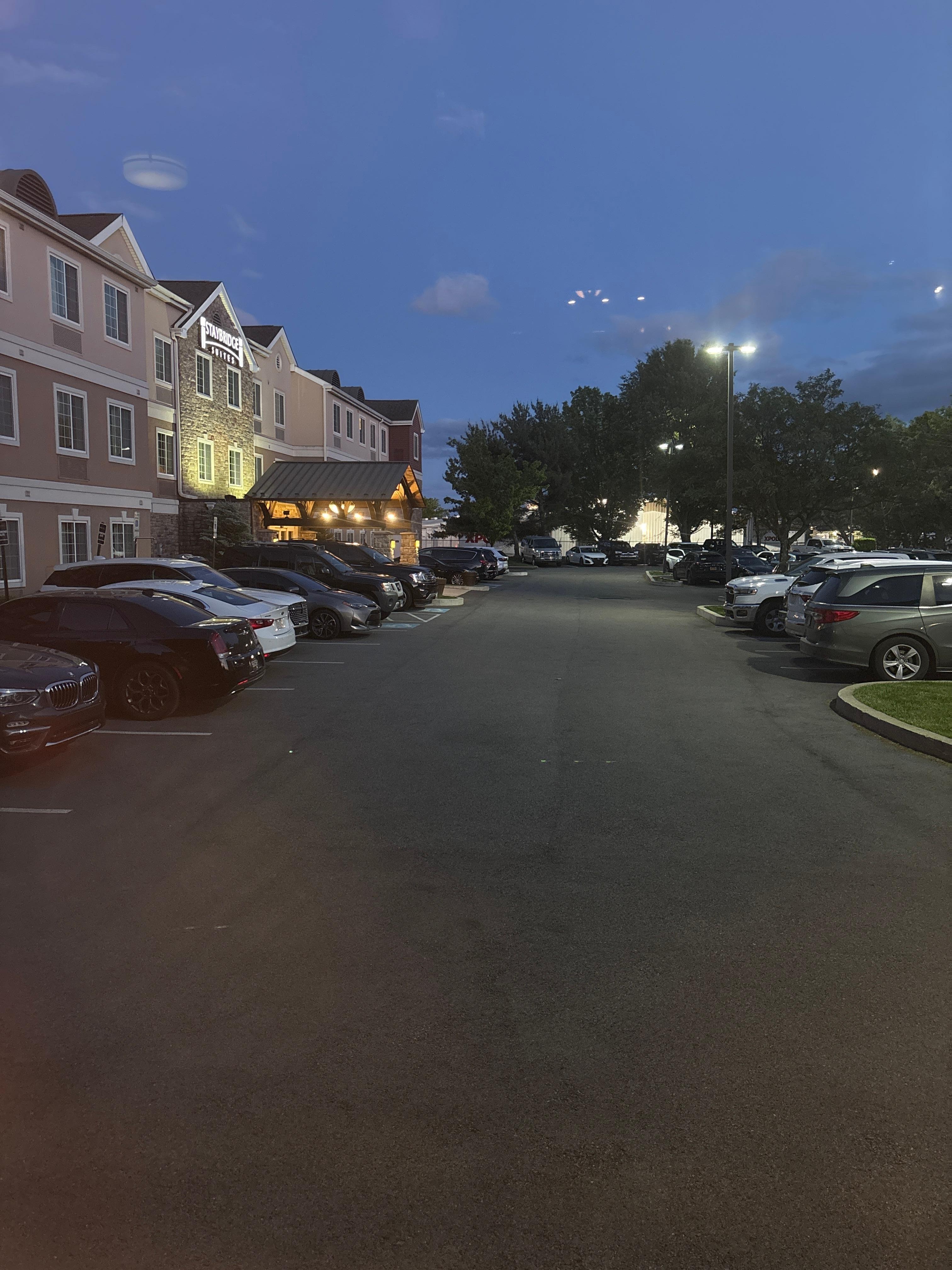 Lots of available parking well lit and safe surrounding
