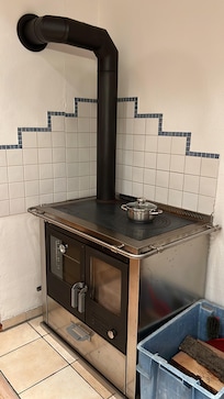 Den Küchenofen haben wir zwar nicht benutzt, er war aber schön anzusehen