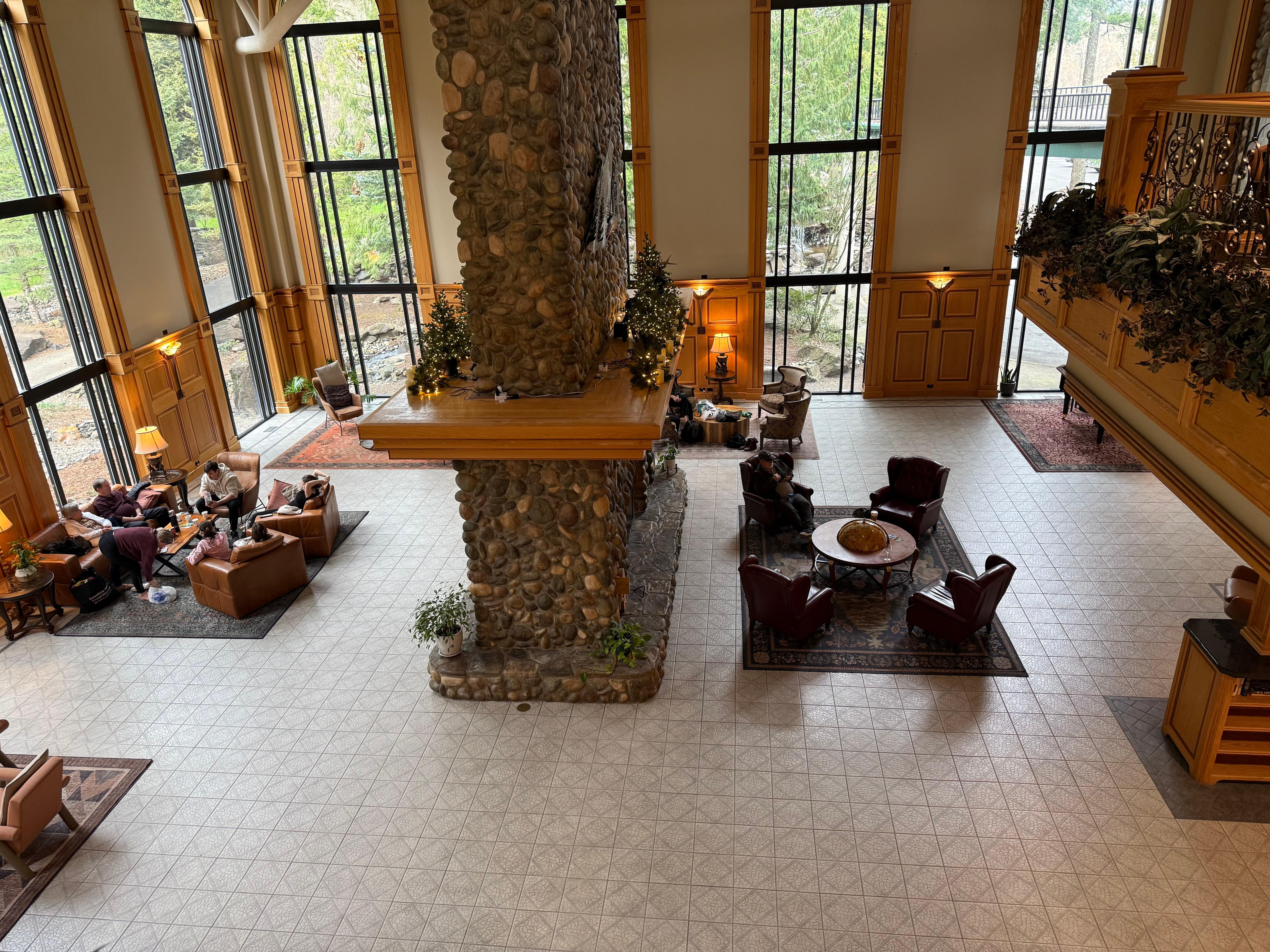 Same Great Room, looking down from the first floor 