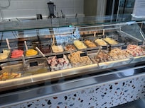 Dairy bar below apartment