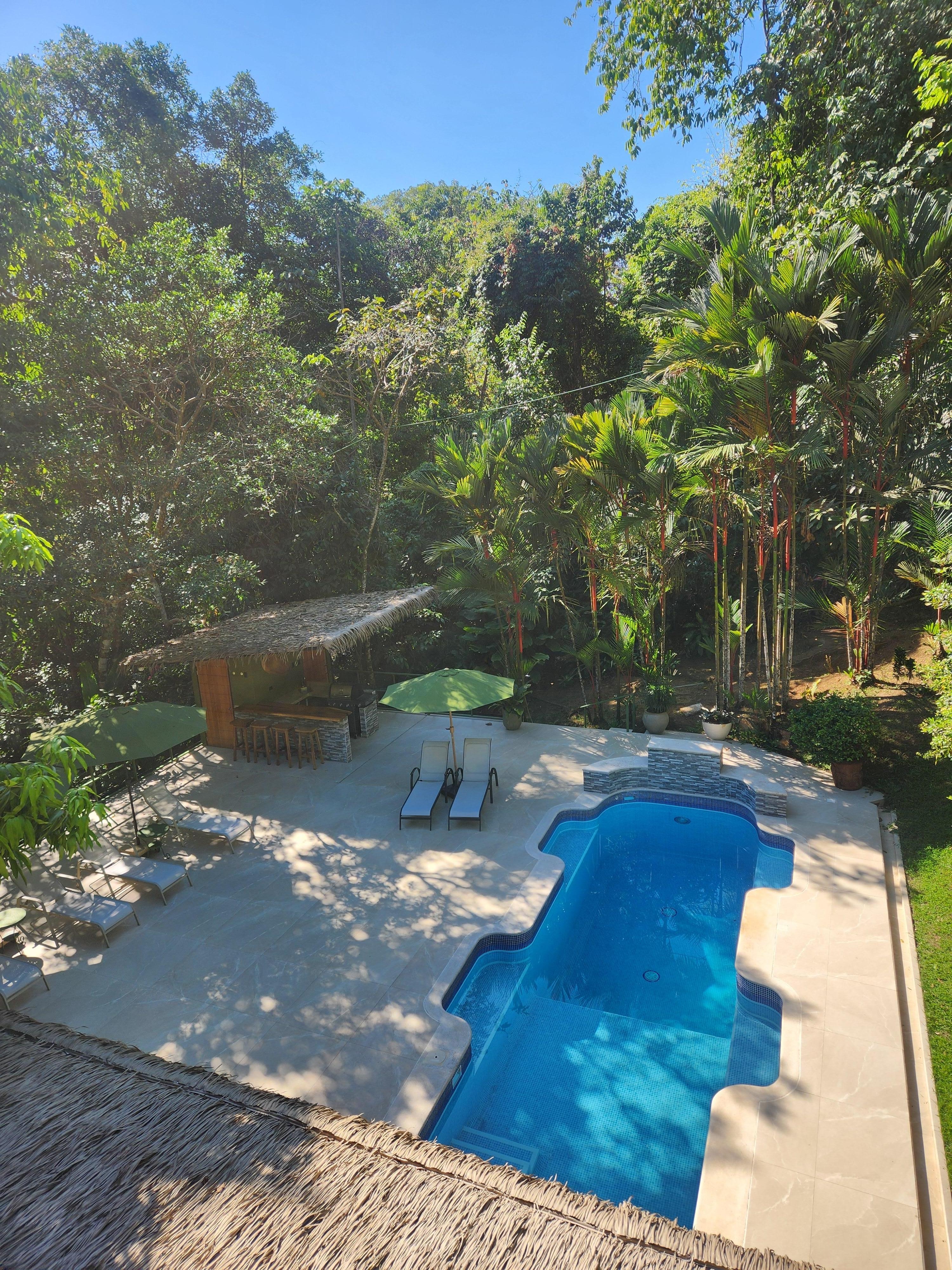 Pool view from the balcony