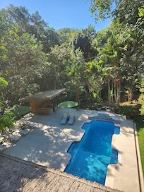 Pool view from the balcony