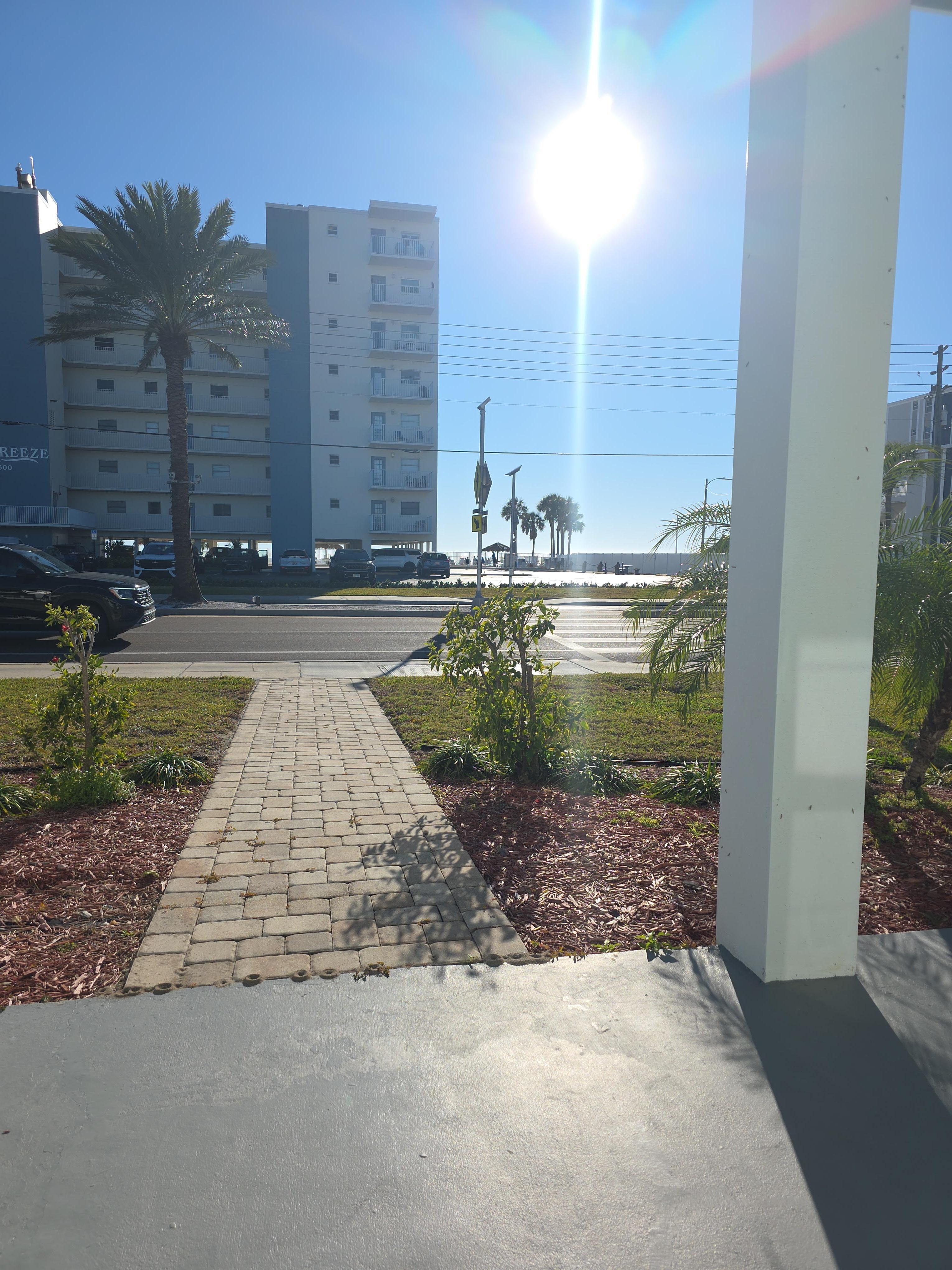 View from the balcony 