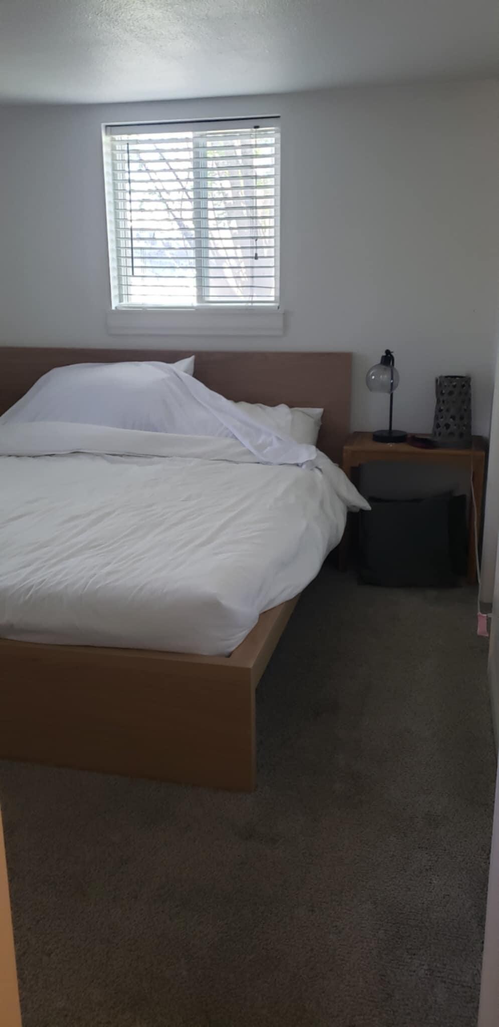 front room king platform bed