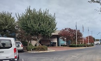Front entrance to Clarion-Arden, NC