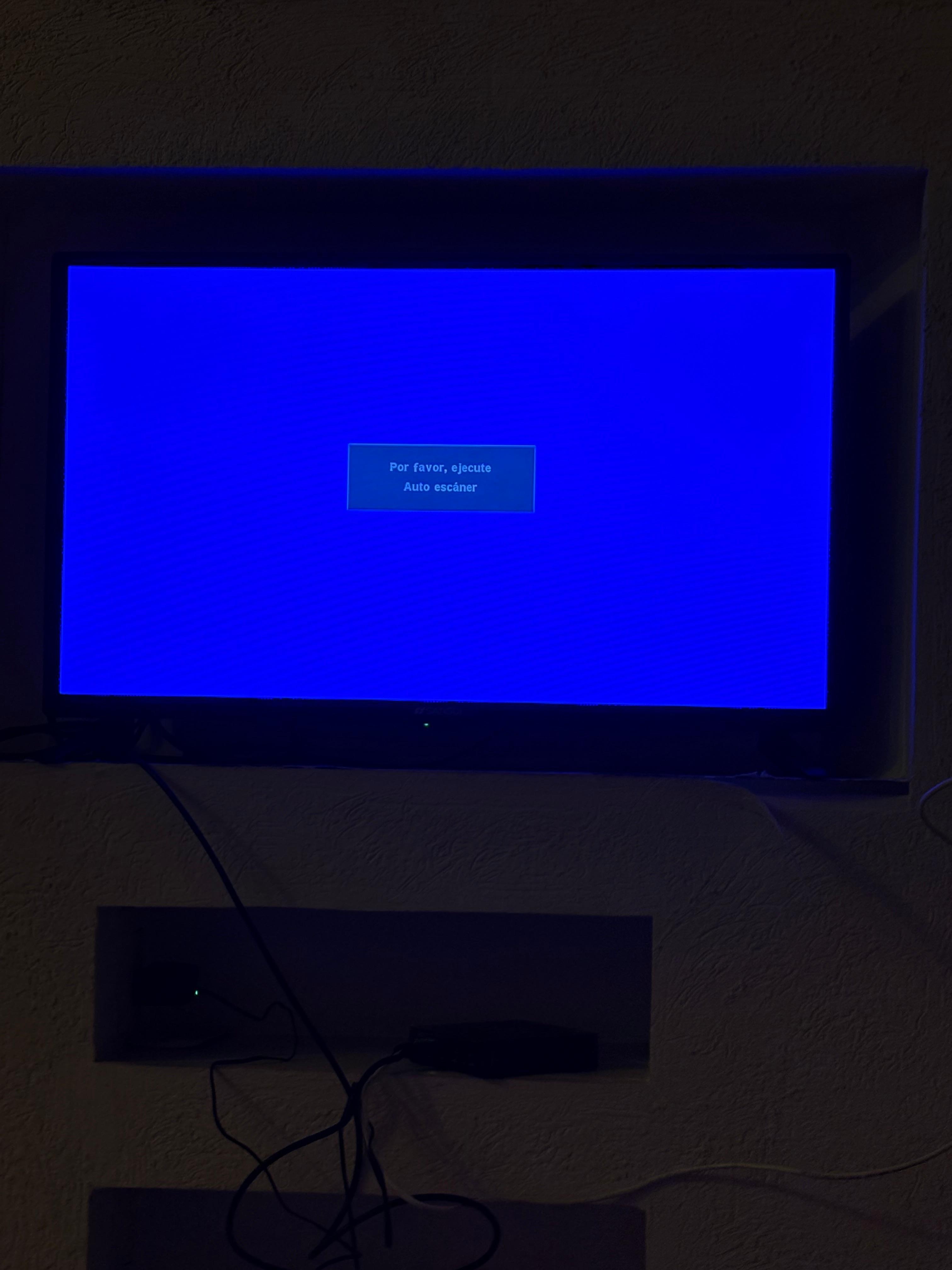 Nunca hubo servicio en los televisores!