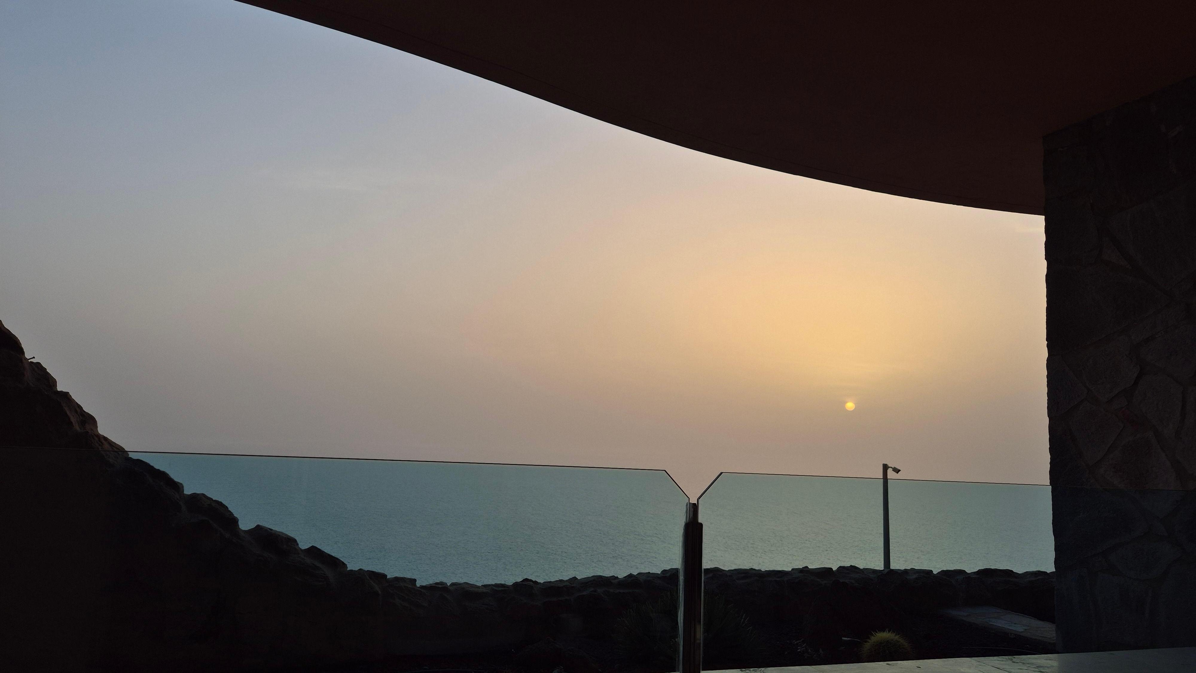 Blick vom Balkon im Zimmer