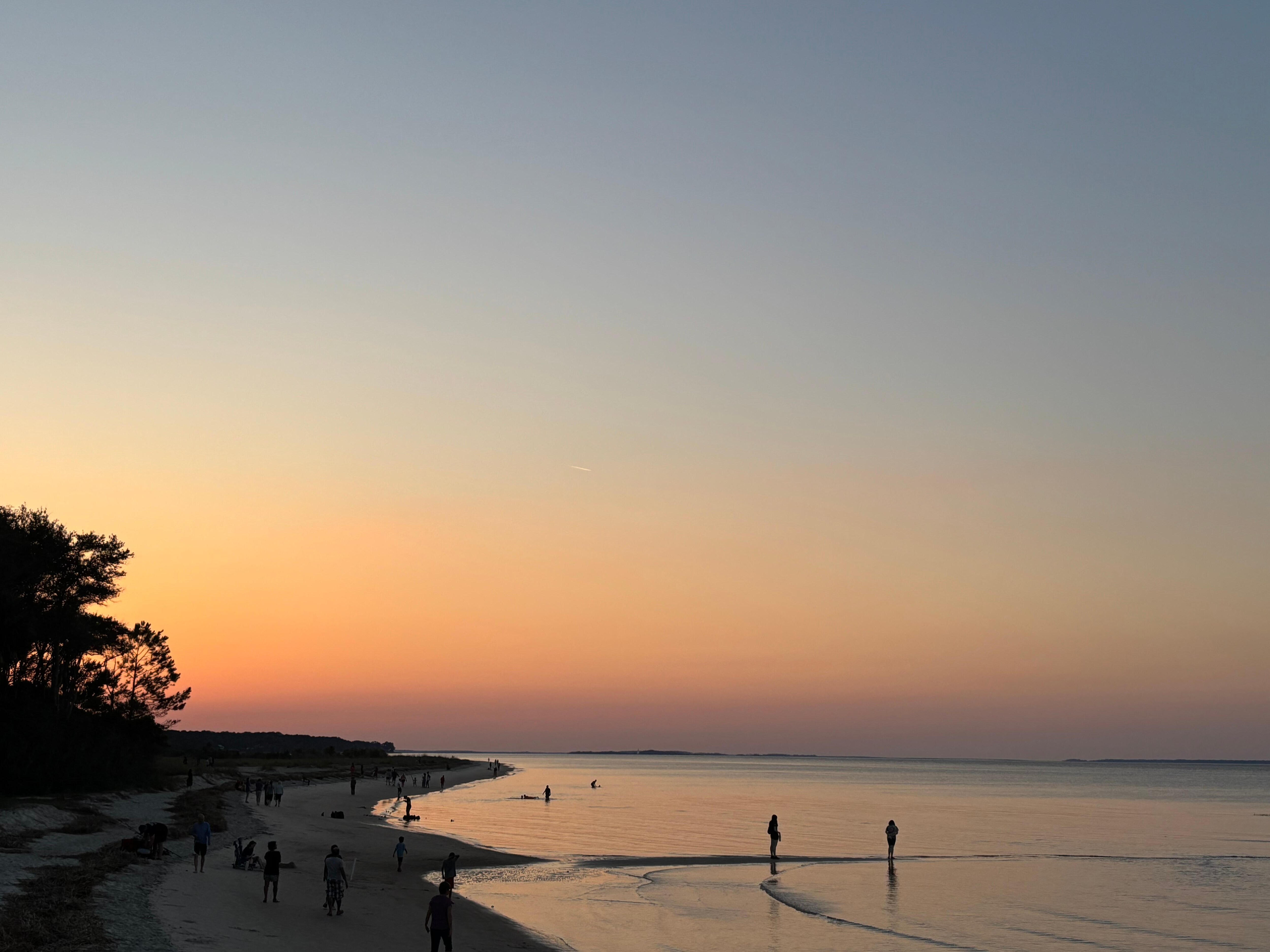 Watching the sunset from the pier was one of our favorites. 