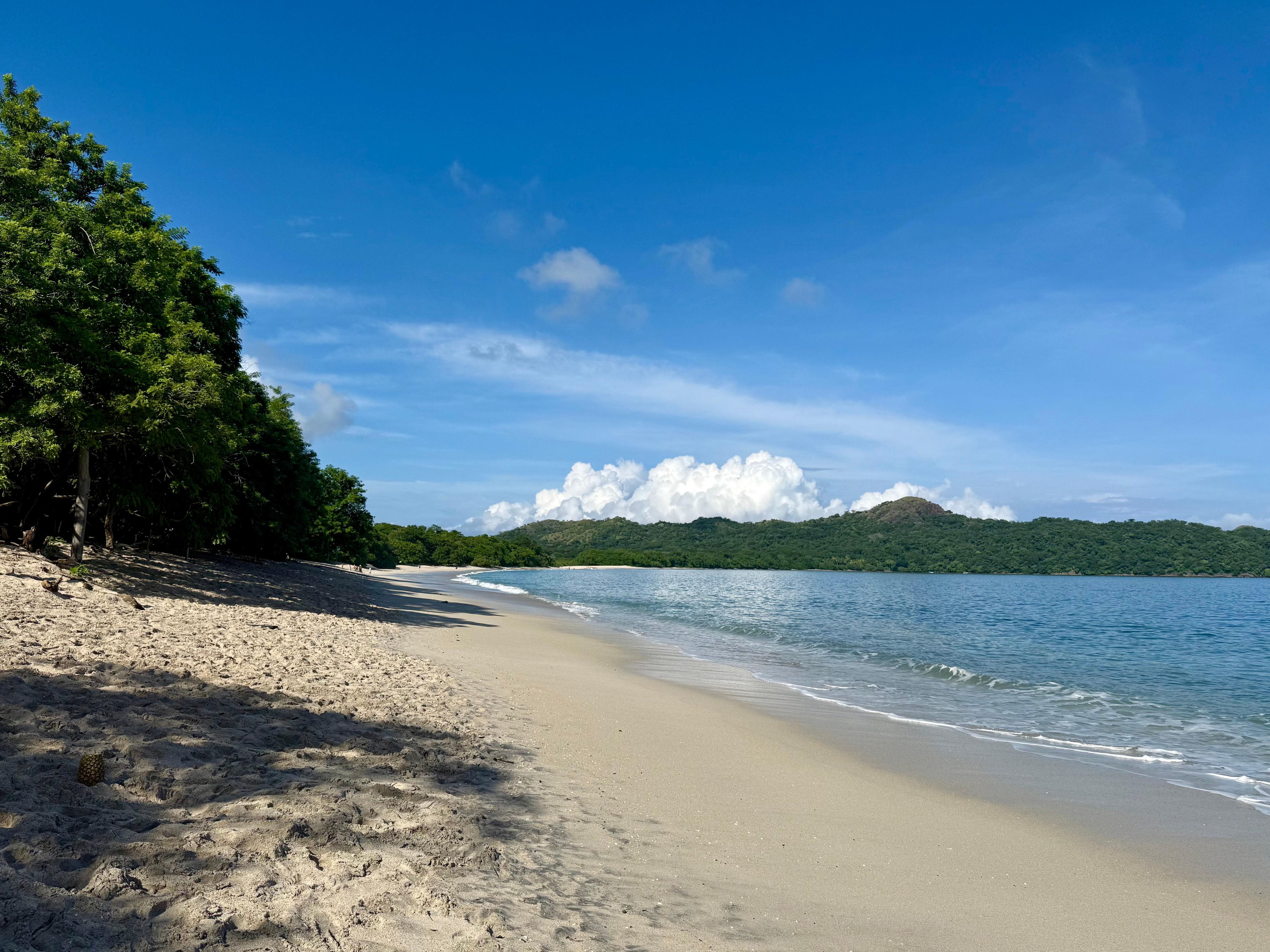 The beach was so quiet and practically empty!
