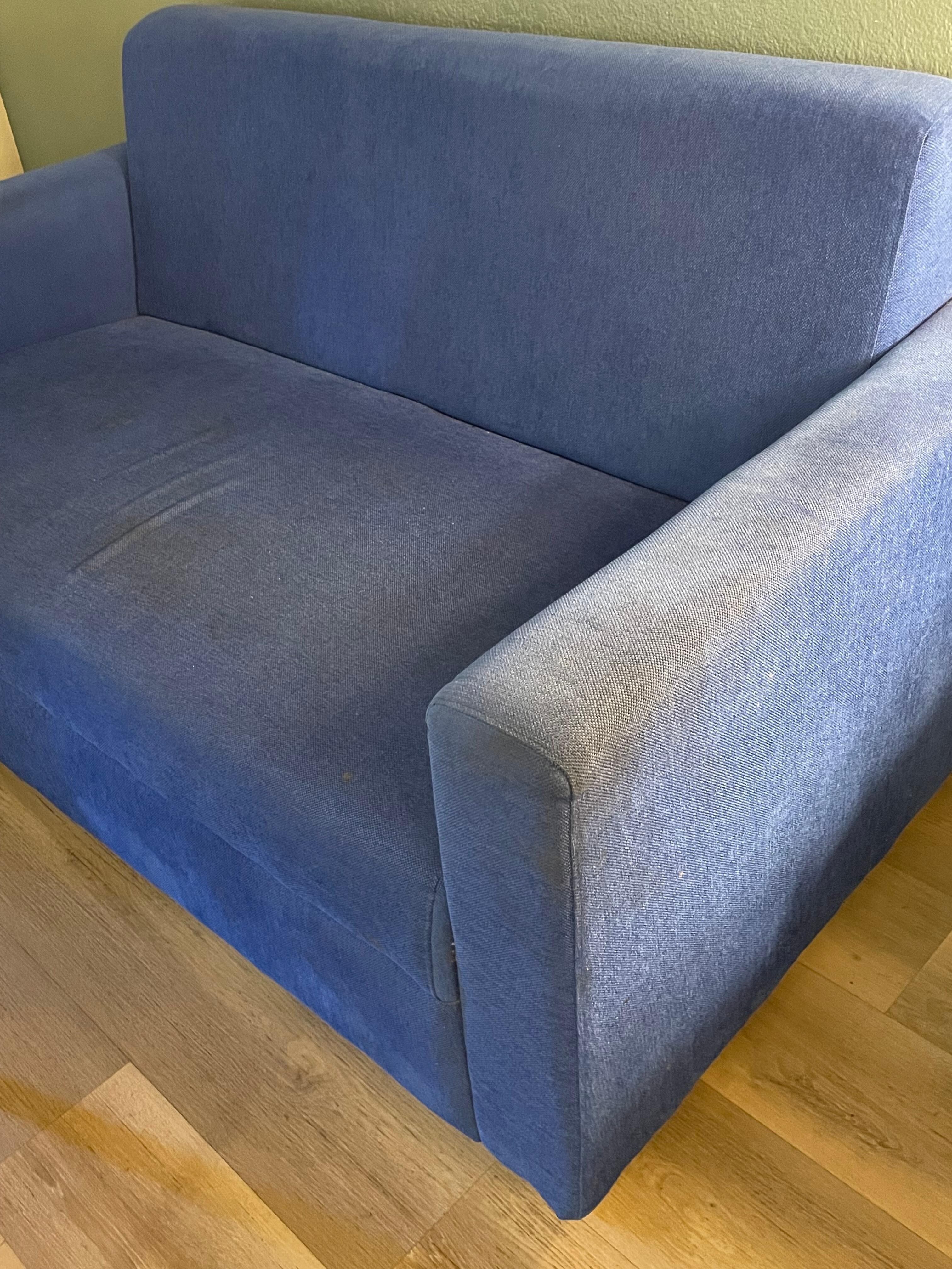 Stained and filthy couch