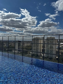 Vista do rooftop.