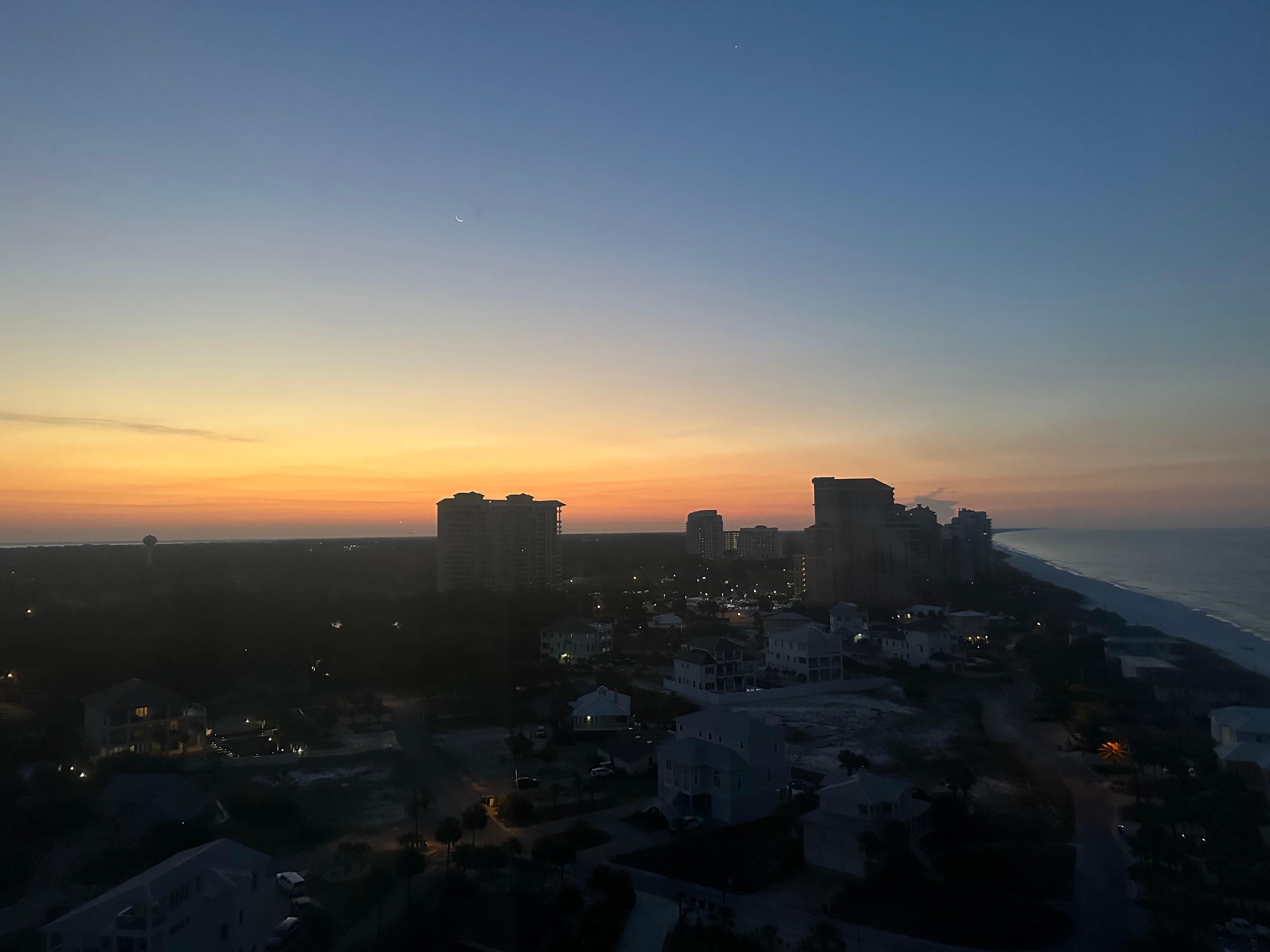 Sunrises from all the patios 