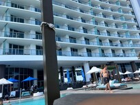 View from pool area
