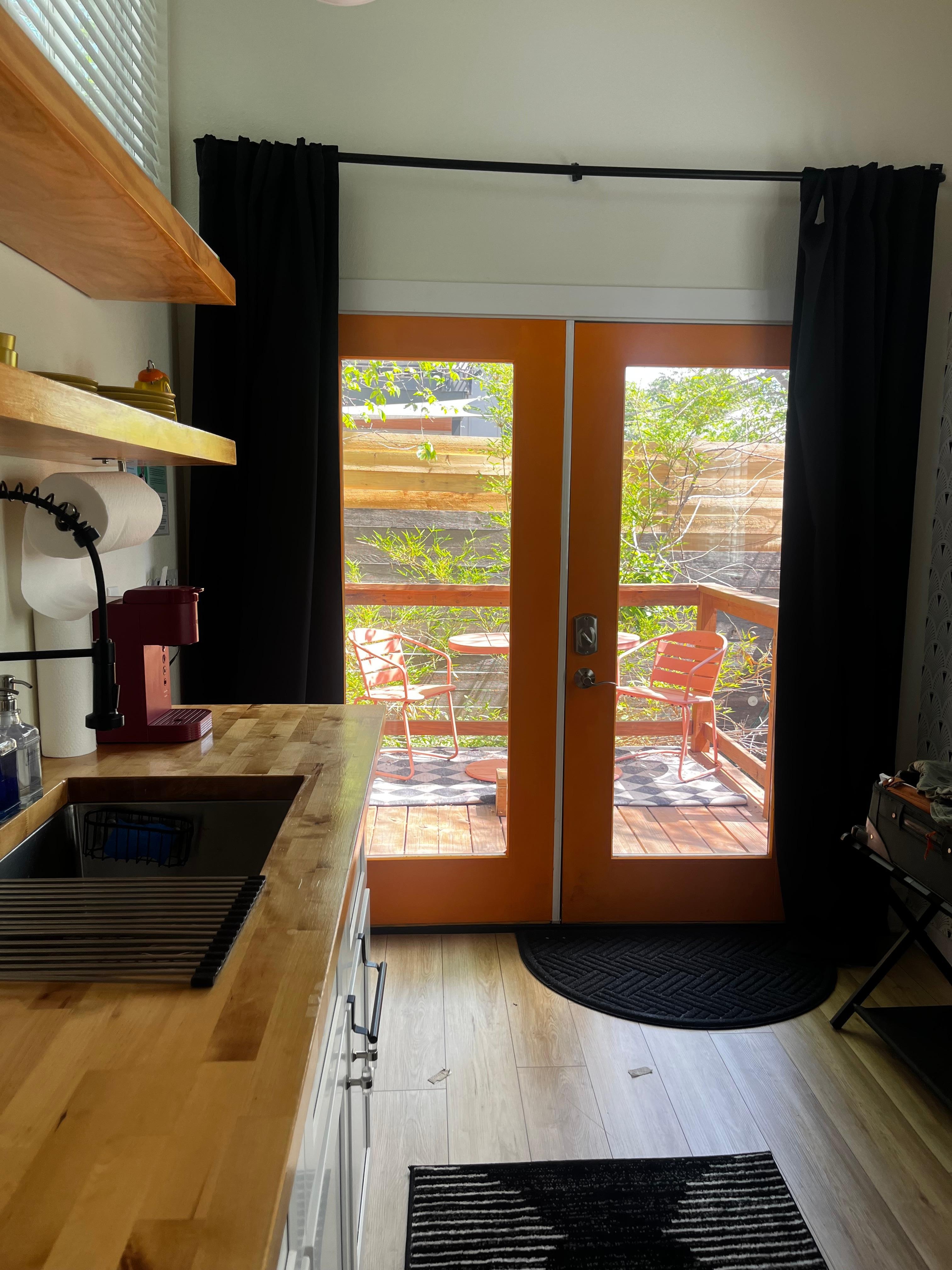 Loved sitting on the porch. 