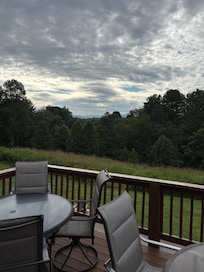 View from back deck