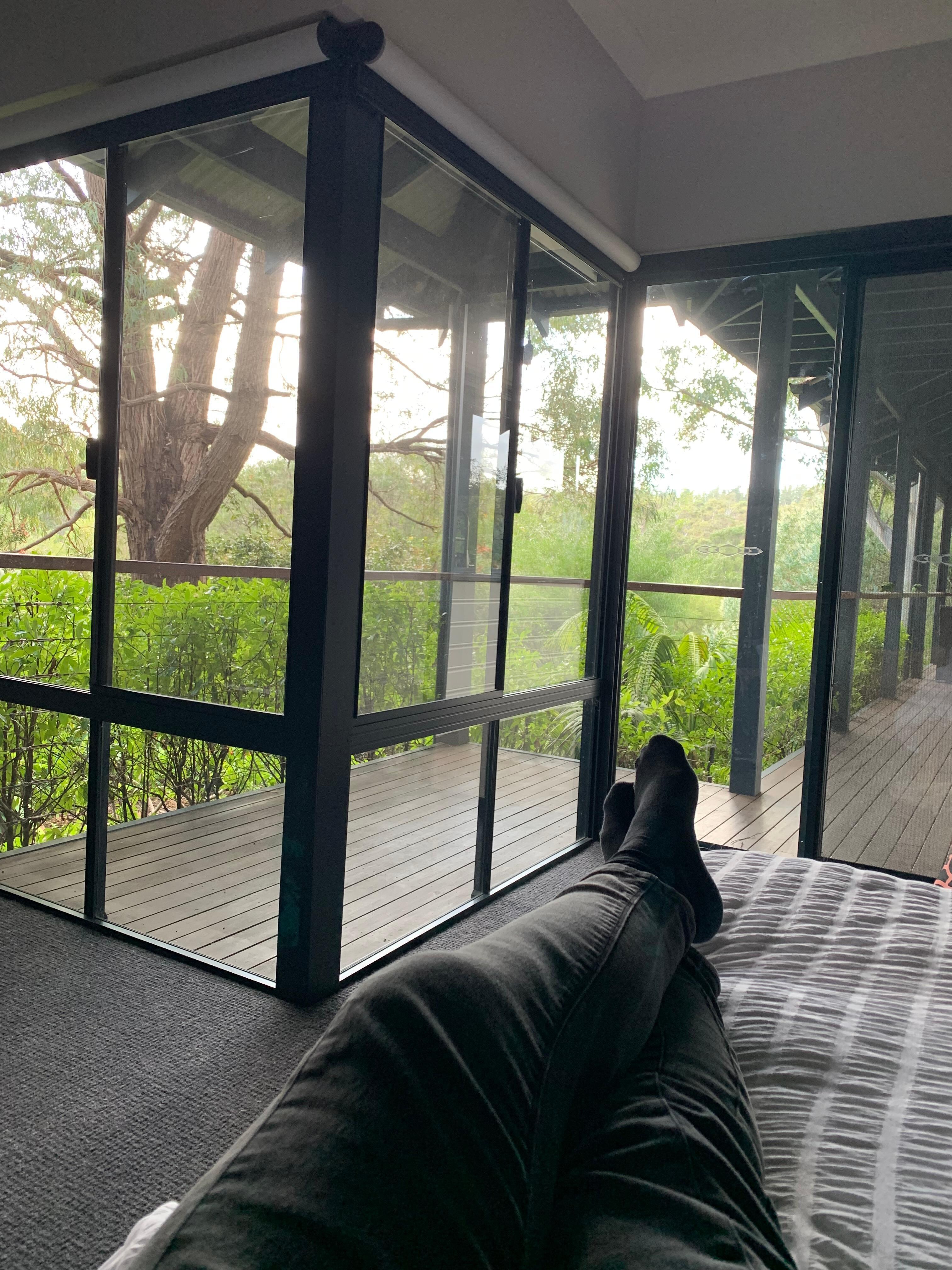 View from King bed