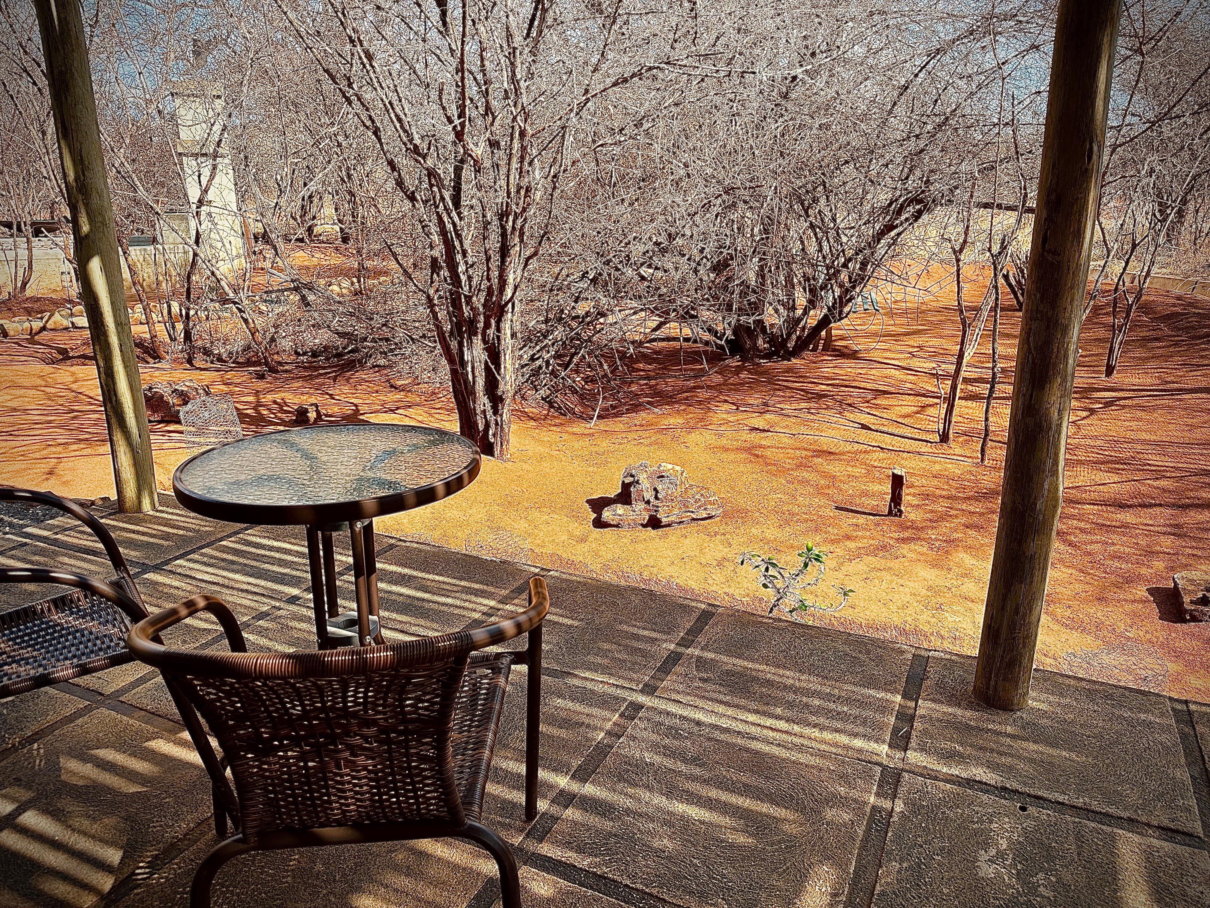 Blick von der eigenen Terrasse 