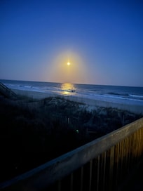 Full moon over the water, April 2.
