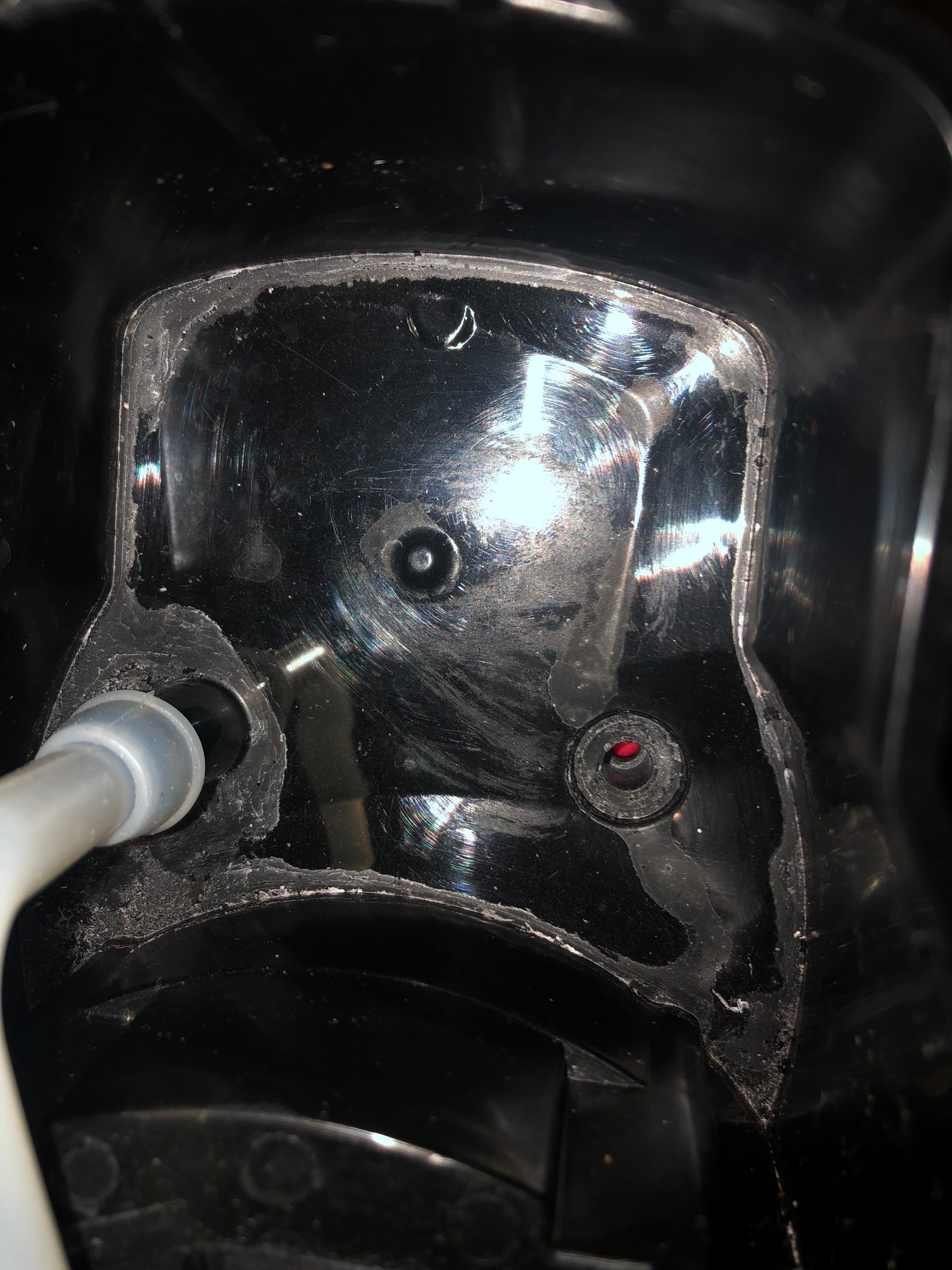 Inside of coffee maker