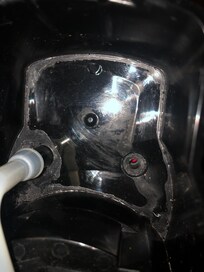 Inside of coffee maker