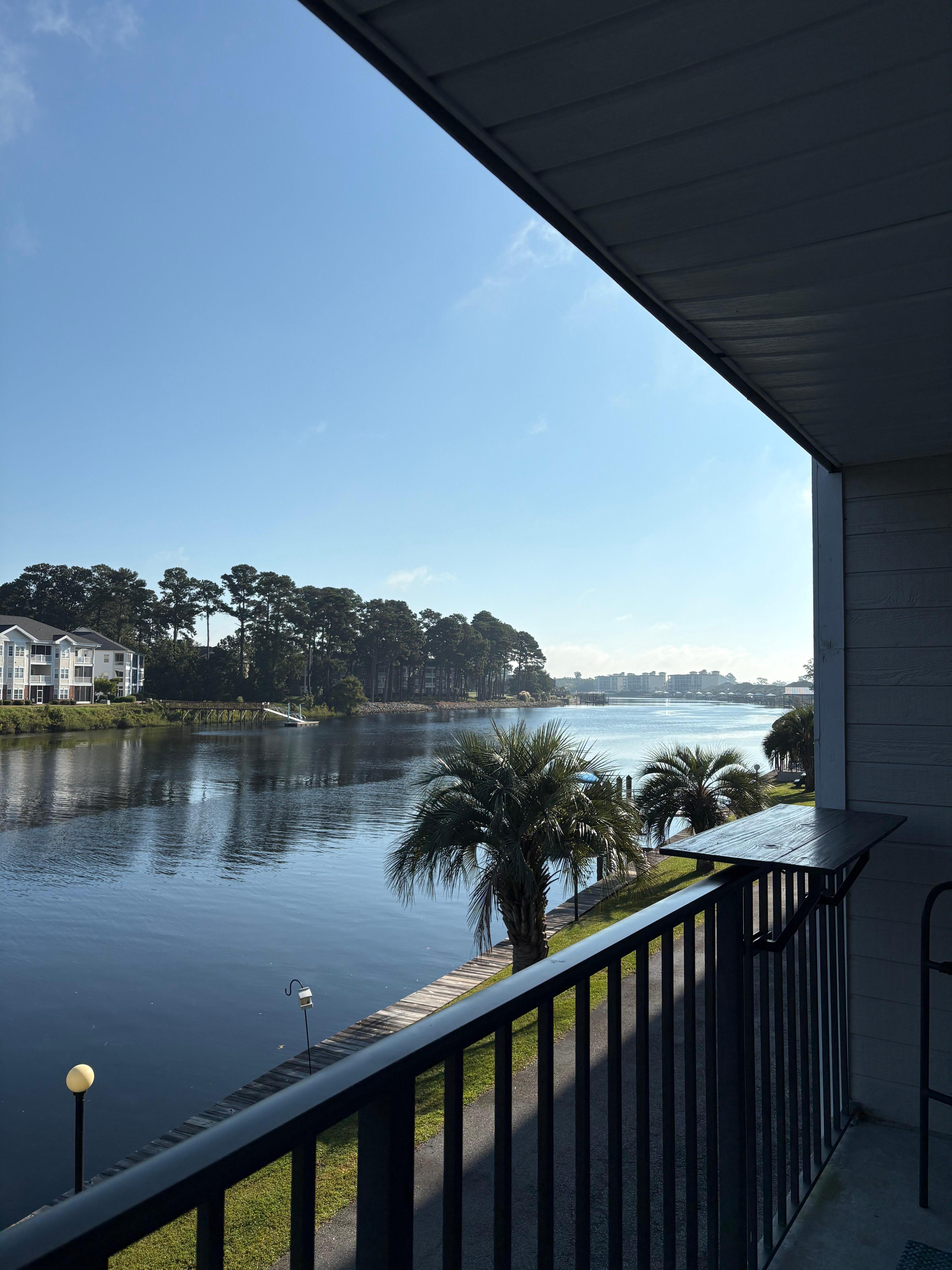 Beautiful view from unit . 