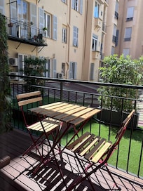 Hotel room terrace